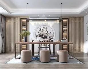 湘东新中式风格茶室如何规划设计